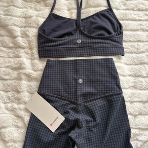 lululemon athletica micro houndstooth set